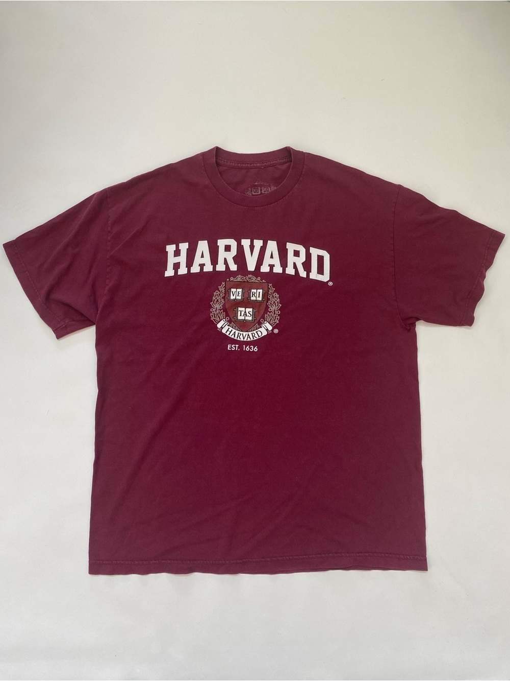 Harvard University Maroon Logo T-Shirt, men’s XL